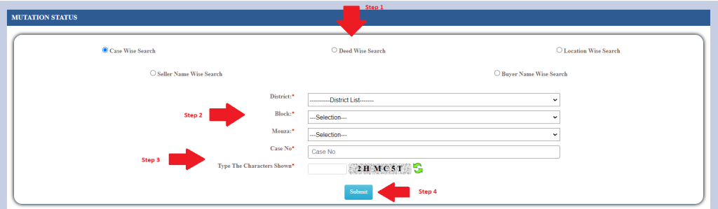 Mutation Plot Khatian Status